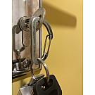 Dva mini karabinera Munkees  Flat Wire Gate 4x40 mm