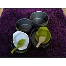 Set posuda Pinguin Quadri Alu